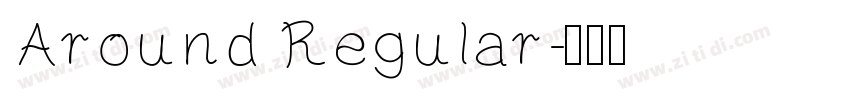 Around Regular字体转换